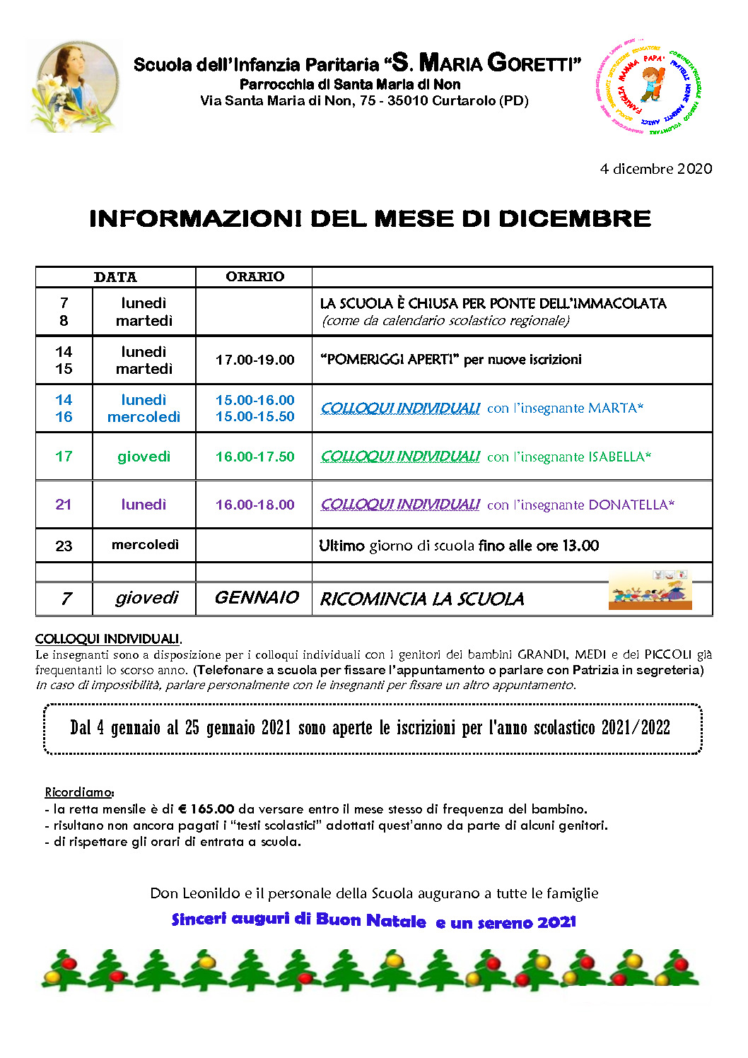 thumbnail of Informazioni mese DICEMBRE 2020