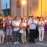 fiaccolata per Riccardo